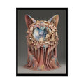 3D Kitty Cat Mind-Scape Window Portal Poster 18″ x 24″ (Vertical) / Semi Glossy Poster