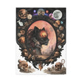 3D Kitty Multi-Dimensional Floral Cat Canvas — Matte Stretched Wall Art 30’’ x 40’’ (Vertical) / 1.25’’ Canvas