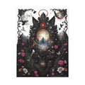 3D Kitty Multi-Dimensional Floral Cat Canvas — Matte Stretched Wall Art 30’’ x 40’’ (Vertical) / 1.25’’ Canvas