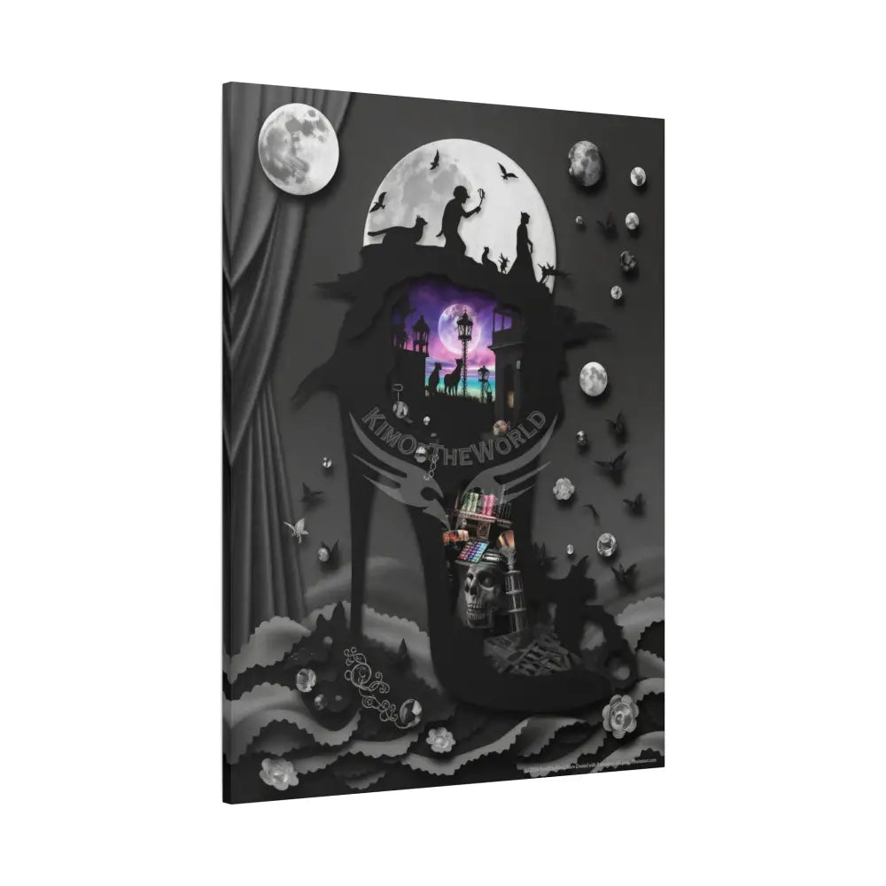 3D Magic Stiletto Dimensional Canvas Art — 3D Portal Shoe Lover’s Wall Decor Canvas