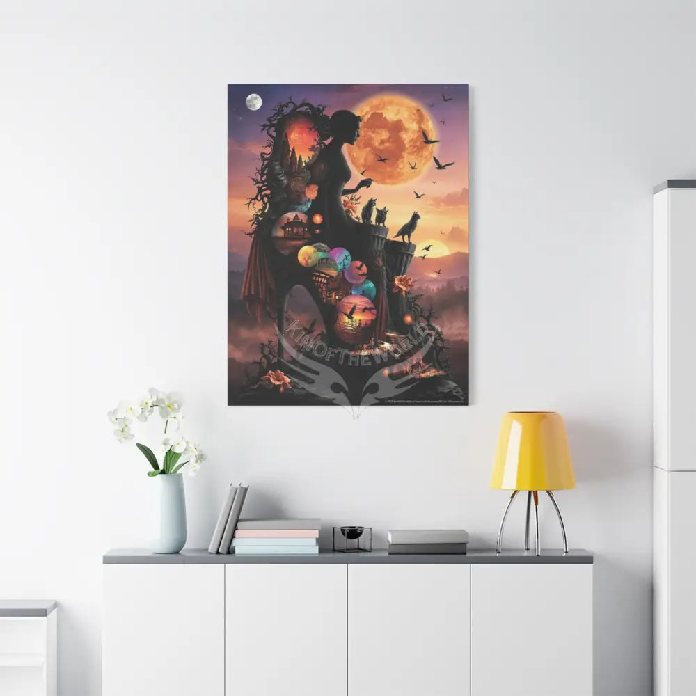 3D Magic Stiletto Dimensional Canvas Art — 3D Portal Shoe Lover’s Wall Decor Canvas