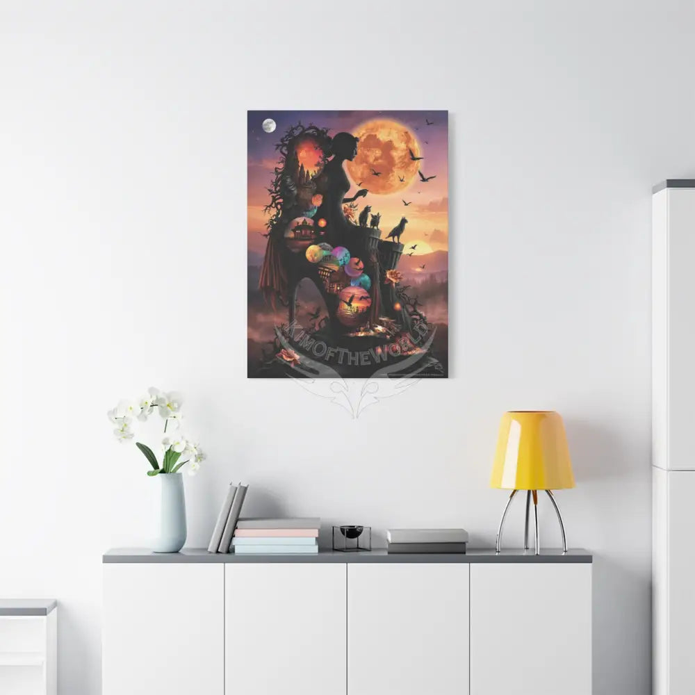 3D Magic Stiletto Dimensional Canvas Art — 3D Portal Shoe Lover’s Wall Decor Canvas