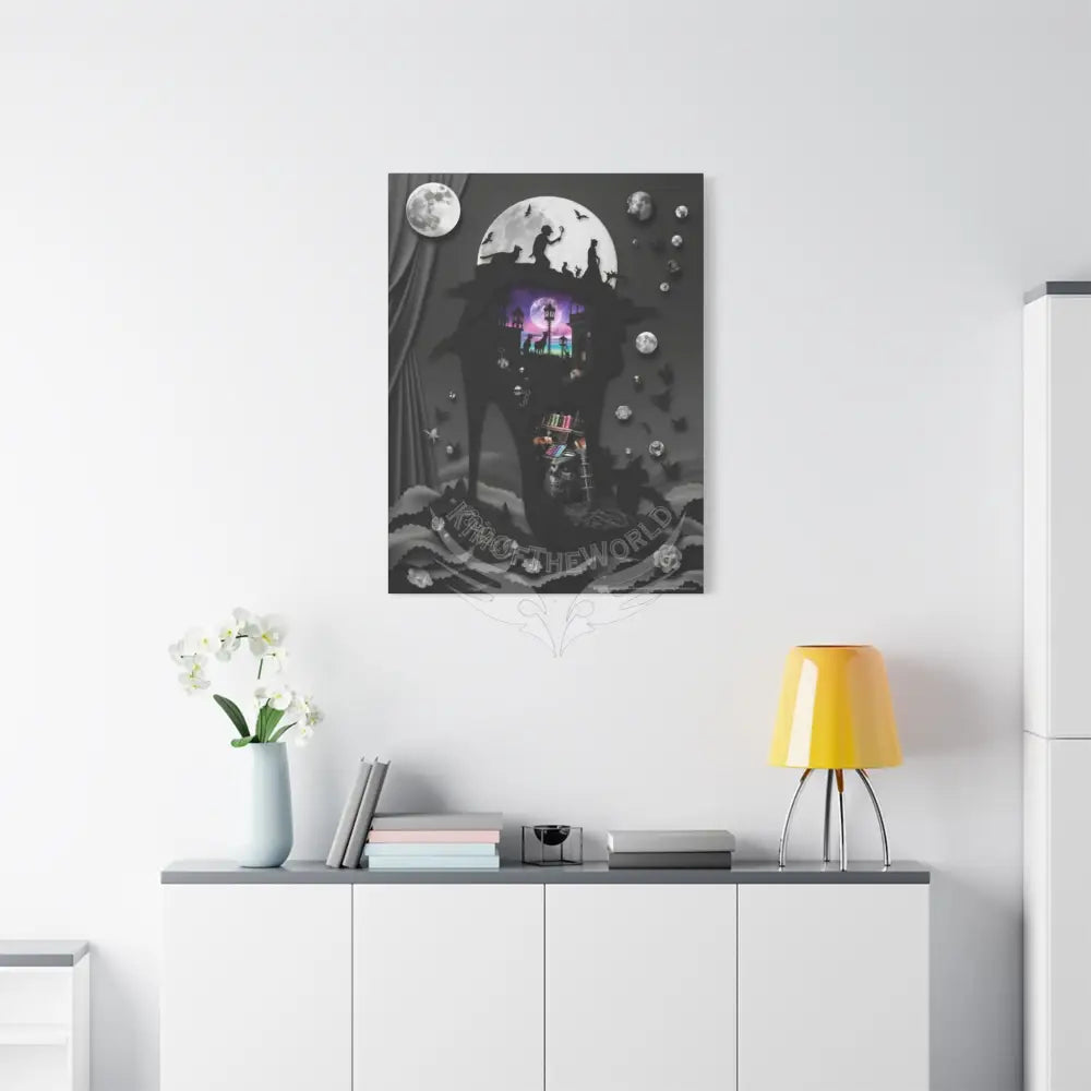 3D Magic Stiletto Dimensional Canvas Art — 3D Portal Shoe Lover’s Wall Decor Canvas