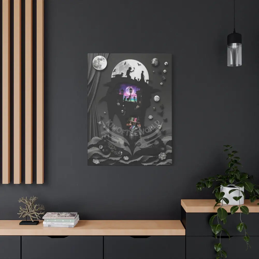 3D Magic Stiletto Dimensional Canvas Art — 3D Portal Shoe Lover’s Wall Decor Canvas