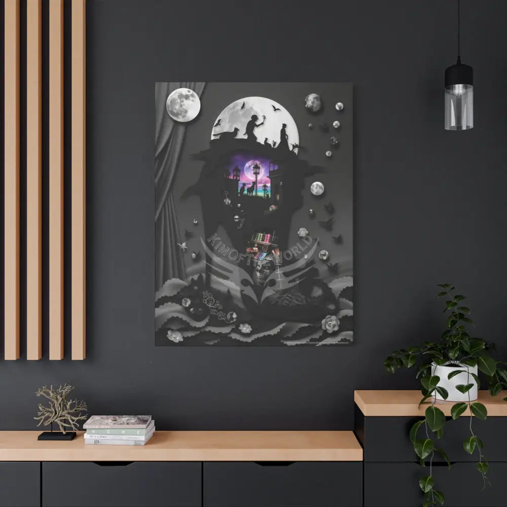 3D Magic Stiletto Dimensional Canvas Art — 3D Portal Shoe Lover’s Wall Decor Canvas