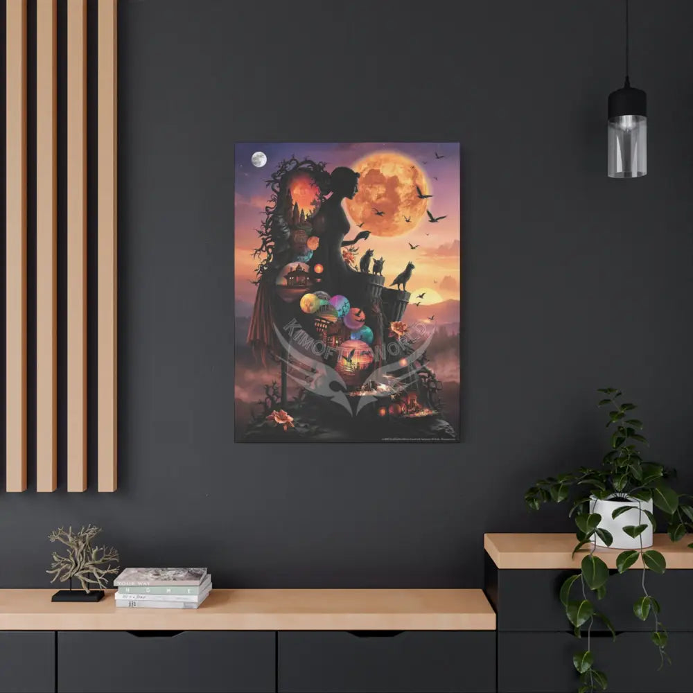 3D Magic Stiletto Dimensional Canvas Art — 3D Portal Shoe Lover’s Wall Decor Canvas