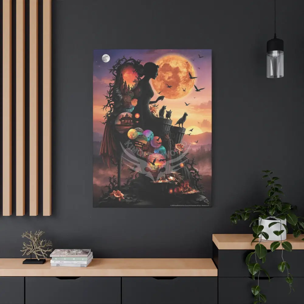 3D Magic Stiletto Dimensional Canvas Art — 3D Portal Shoe Lover’s Wall Decor Canvas