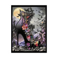 3D Magical Stiletto of Dreams Gothic Magic MulitVerse Pop-Out Black Matte Moon & Sun Scenic Prints 18″ x 24″ (Vertical)
