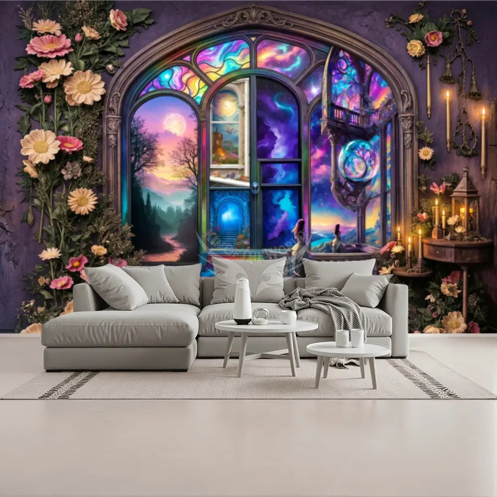 3D Magick Fae Girl Dreams Unpasted Mural Wallpaper 144’’x100’’ - 144’’x100’’ - Wall Coverings