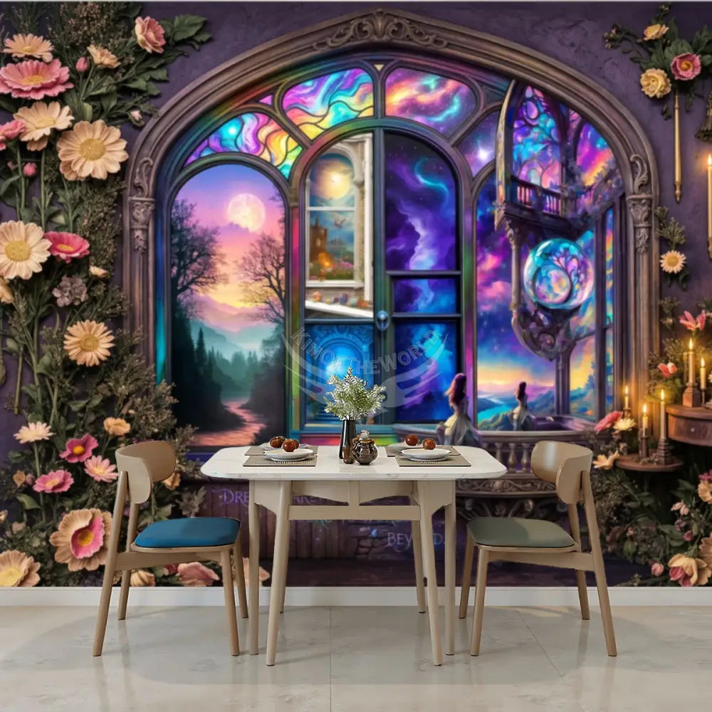 3D Magick Fae Girl Dreams Unpasted Mural Wallpaper 144’’x100’’ - 144’’x100’’ - Wall Coverings