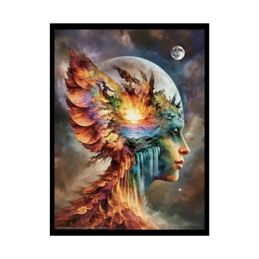3D Mind-Scape Portal Poster 18″ x 24″ (Vertical) / Semi Glossy Poster