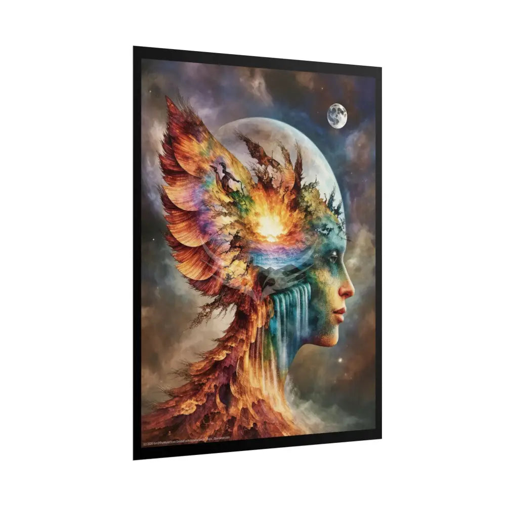 3D Mind-Scape Portal Poster Poster