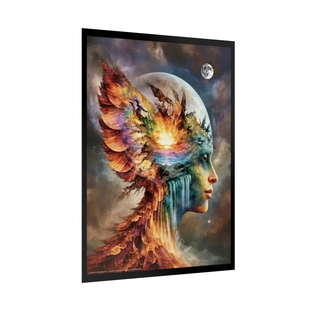 3D Mind-Scape Portal Poster Poster