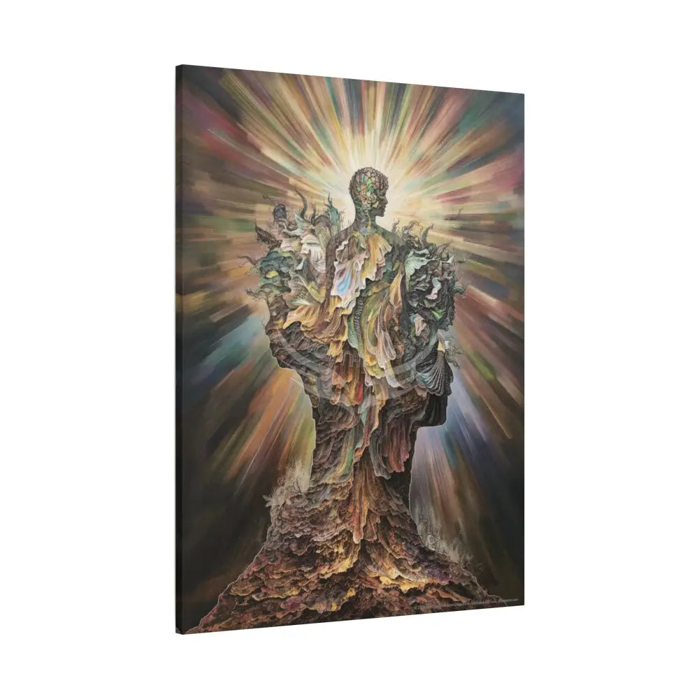 3D Mindscape Matte Canvas — Inspirational Wall Art for Thinkers & Dreamers Canvas