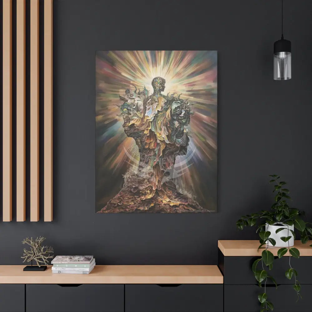 3D Mindscape Matte Canvas — Inspirational Wall Art for Thinkers & Dreamers Canvas