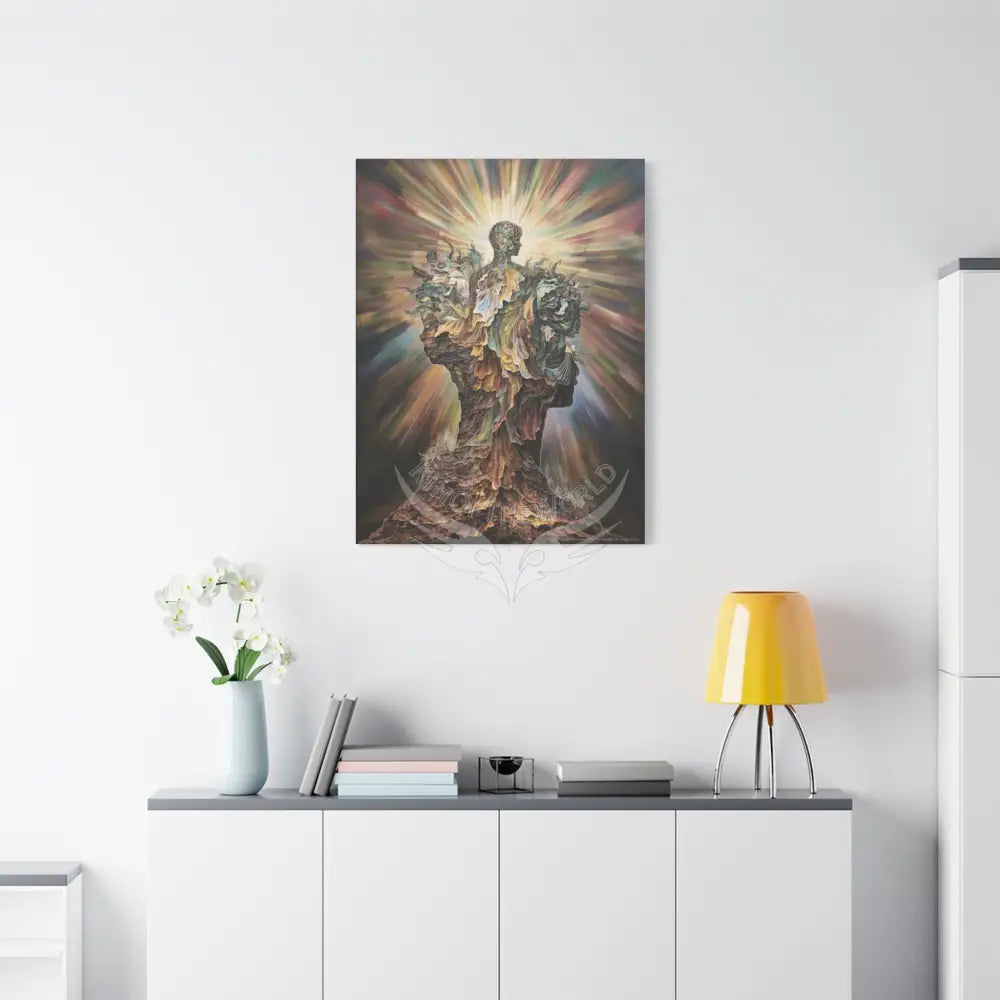 3D Mindscape Matte Canvas — Inspirational Wall Art for Thinkers & Dreamers Canvas