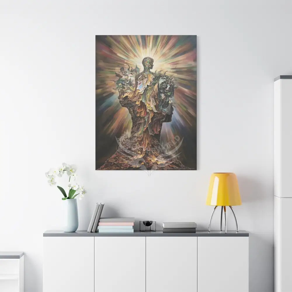 3D Mindscape Matte Canvas — Inspirational Wall Art for Thinkers & Dreamers Canvas