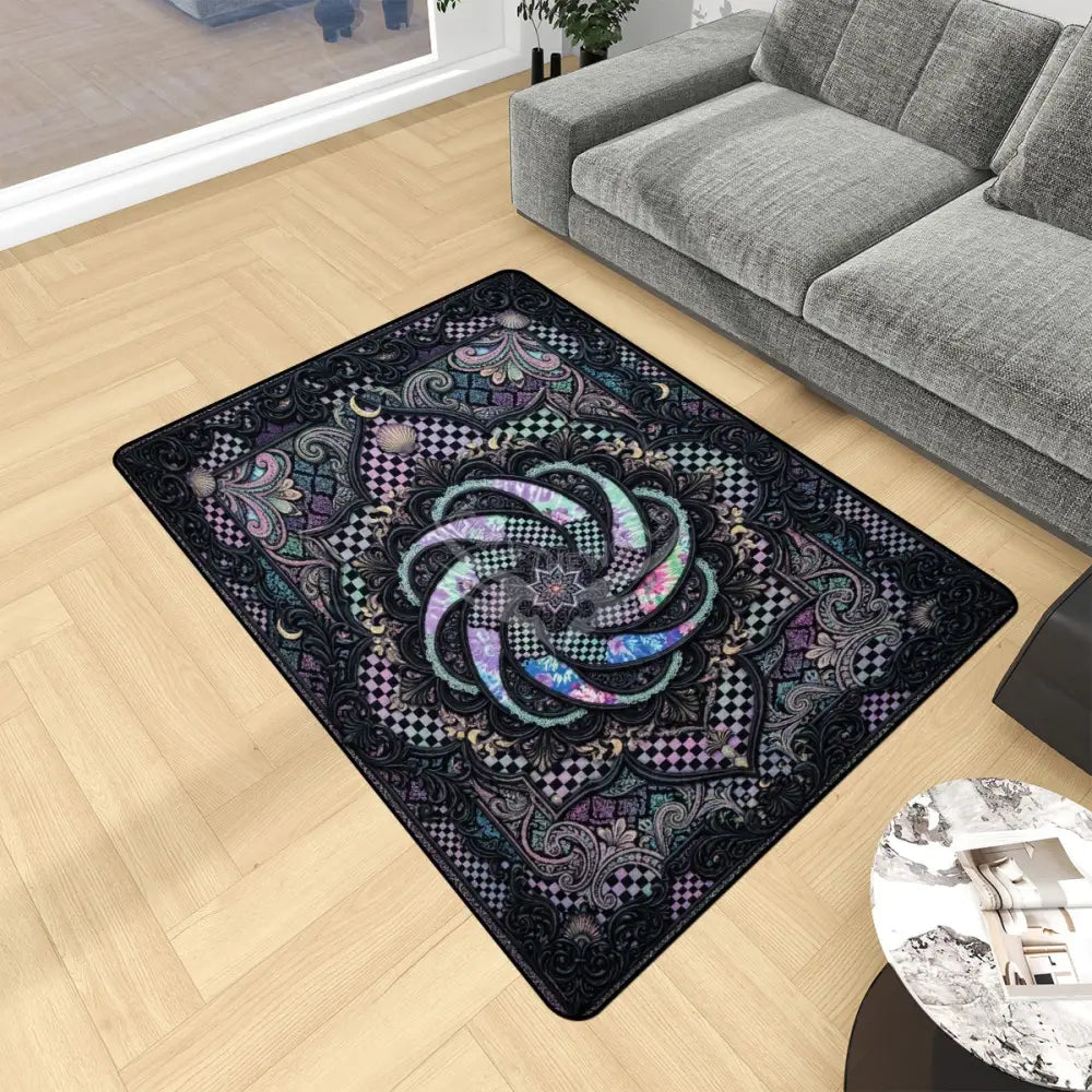 3D Multipatch Print Area Rug Floor Carpet 8x5.3 - 96’’x64’’ - Rugs & Mats