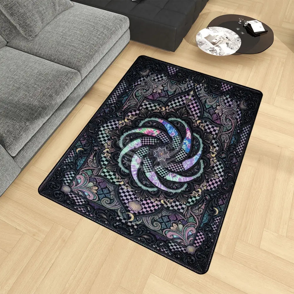 3D Multipatch Print Area Rug Floor Carpet 8x5.3 - 96’’x64’’ - Rugs & Mats