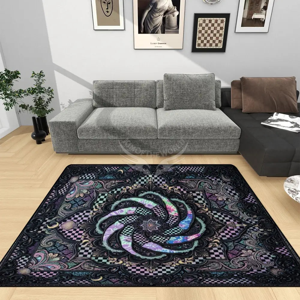 3D Multipatch Print Area Rug Floor Carpet 8x5.3 - 96’’x64’’ - Rugs & Mats