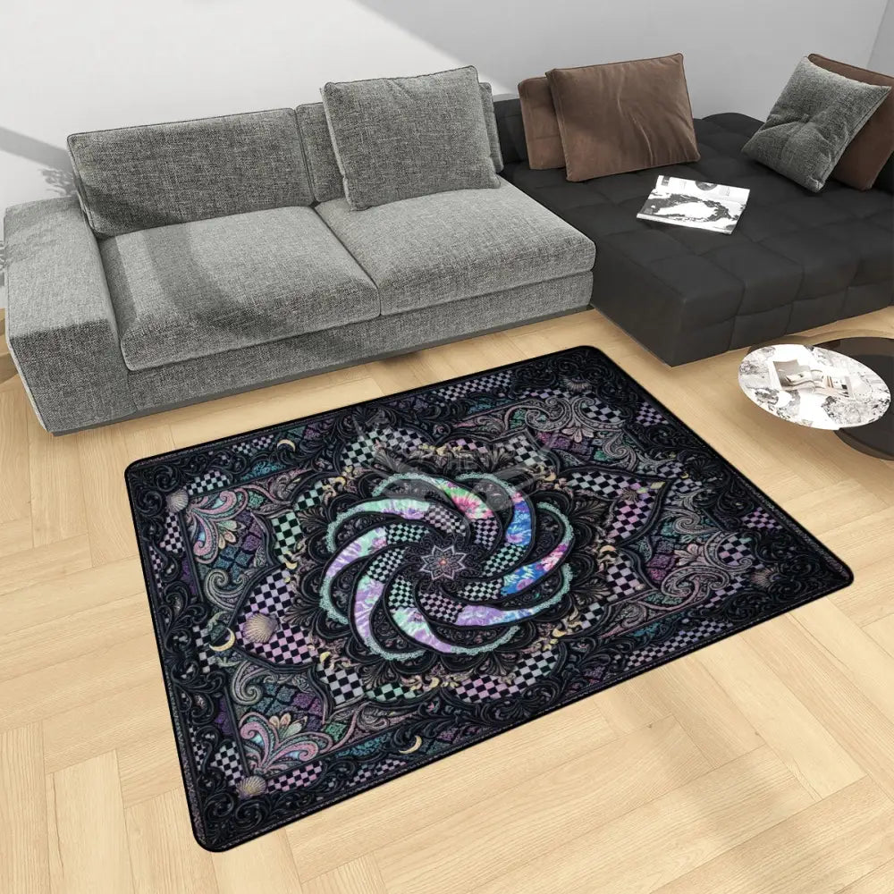 3D Multipatch Print Area Rug Floor Carpet 8x5.3 - 96’’x64’’ - Rugs & Mats