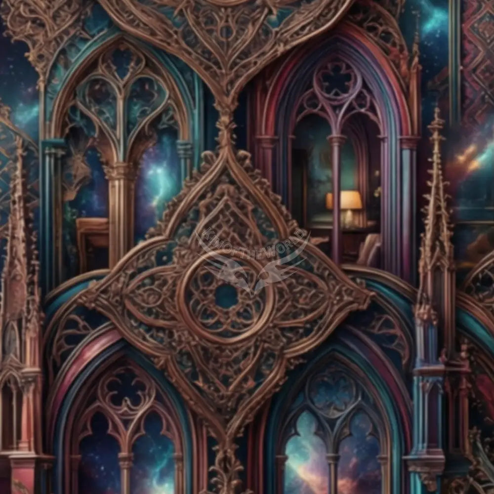 3D Mystical Room Unpasted Mural Wallpaper 144’’x100’’ - 144’’x100’’ - Wall Coverings