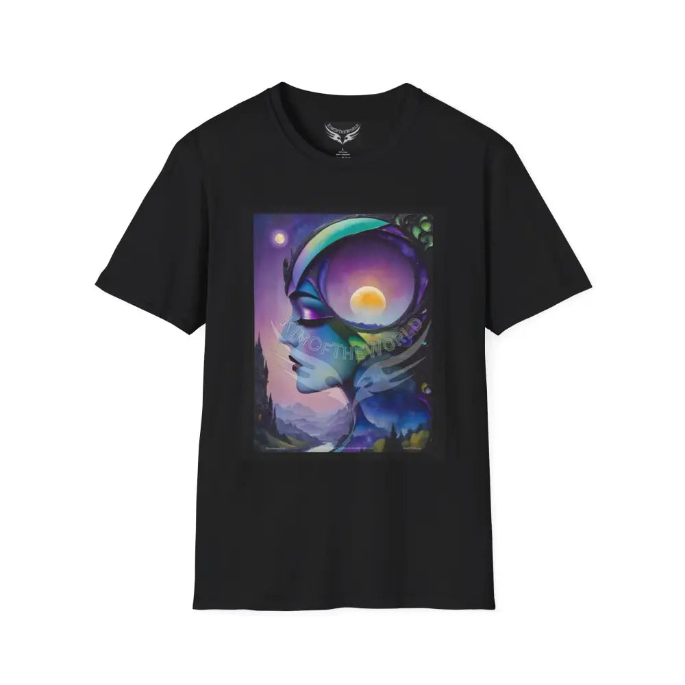 3D Oil Painting - Softstyle T-Shirt Black / XS T-Shirt