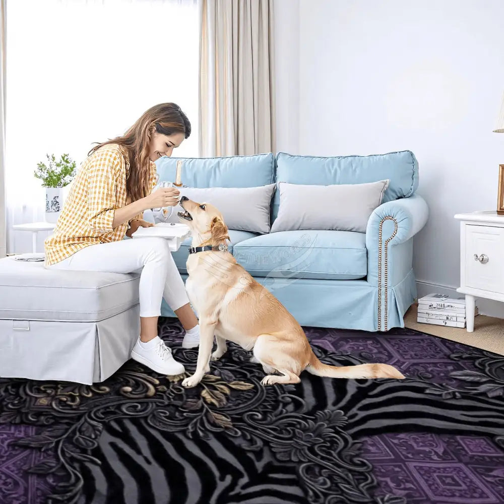 Large Area Rug Floor Carpet (5:4) 120’’x96’’ Rugs & Mats