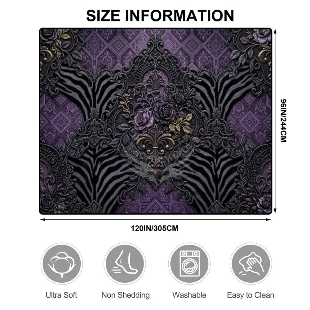 Large Area Rug Floor Carpet (5:4) 120’’x96’’ Rugs & Mats