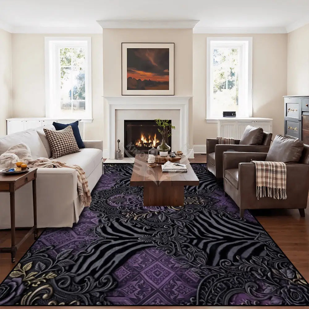 Large Area Rug Floor Carpet (5:4) 120’’x96’’ Rugs & Mats