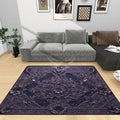 3D Steampunk Gothic Floral Celestial Cosmos Viewing Windows Area Rug Floor Carpet (3:2) - 96’’x64’’ - Rugs & Mats