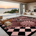 3D Rose Gold Shells 10 x 8 ft Large Area Rug Floor Carpet 120’’x96’’ Rugs & Mats
