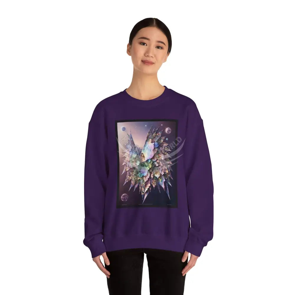 3D Scape Fantasy Signature Design Sweatshirt — Tall Giantess Fetish Art Crewneck Sweatshirt