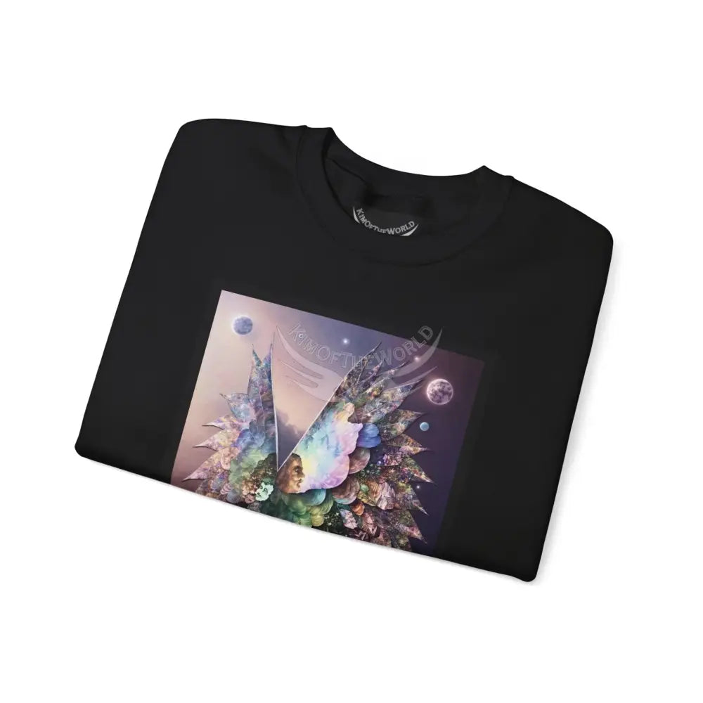 3D Scape Fantasy Signature Design Sweatshirt — Tall Giantess Fetish Art Crewneck Sweatshirt