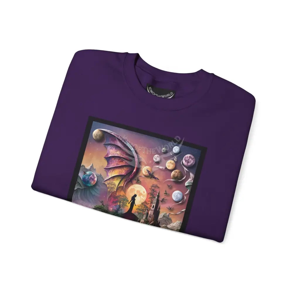 3D Scape Fantasy Signature Design Sweatshirt — Tall Giantess Fetish Art Crewneck Sweatshirt