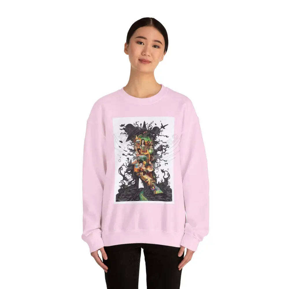 3D Scape Fantasy Signature Design Sweatshirt — Tall Giantess Fetish Art Crewneck Sweatshirt