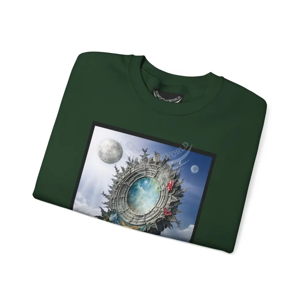 3D Scape Fantasy Signature Design Sweatshirt — Tall Giantess Fetish Art Crewneck Sweatshirt