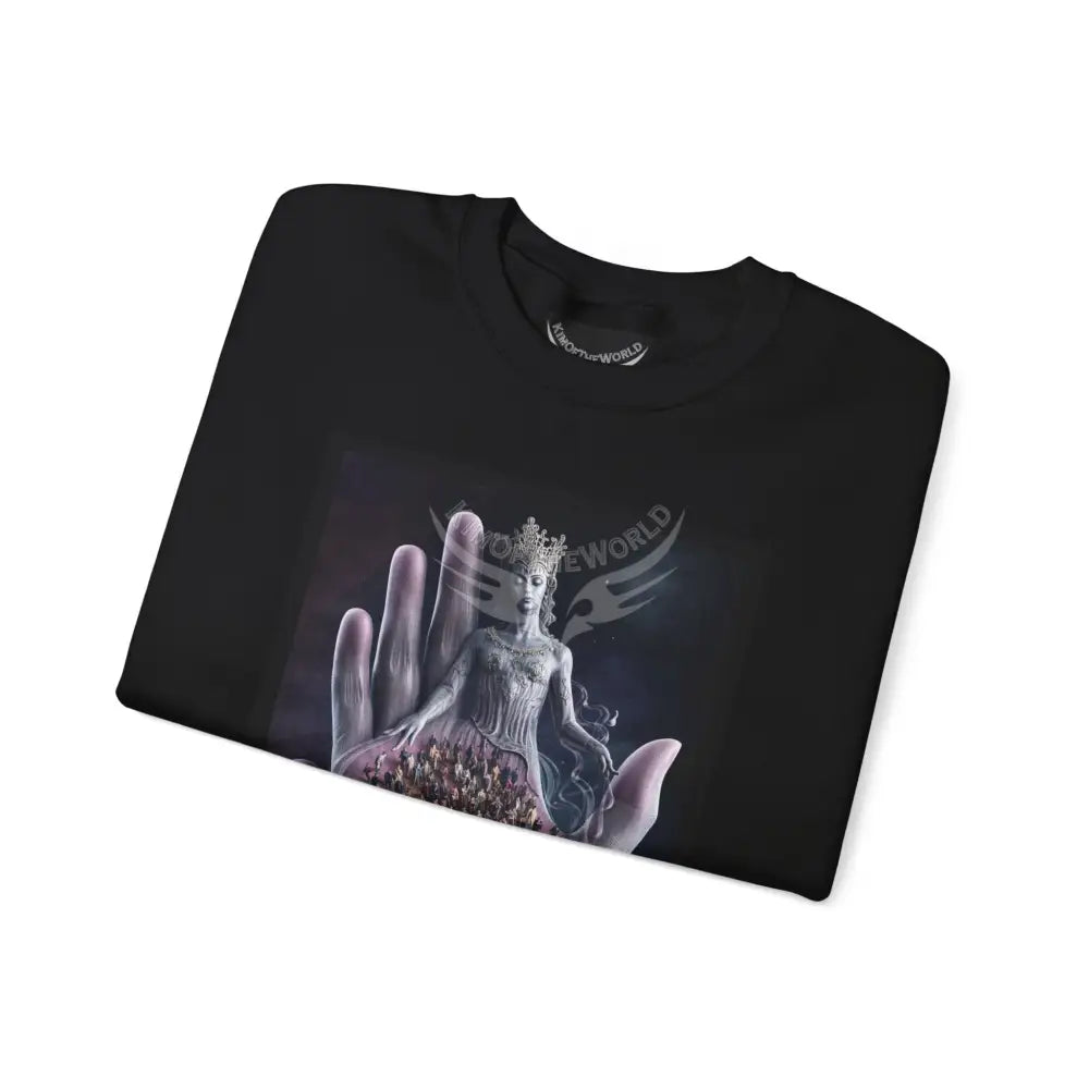 3D Scape Fantasy Signature Design Sweatshirt — Tall Giantess Fetish Art Crewneck Sweatshirt