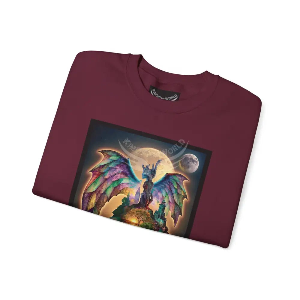 3D Scape Fantasy Signature Design Sweatshirt — Tall Giantess Fetish Art Crewneck Sweatshirt