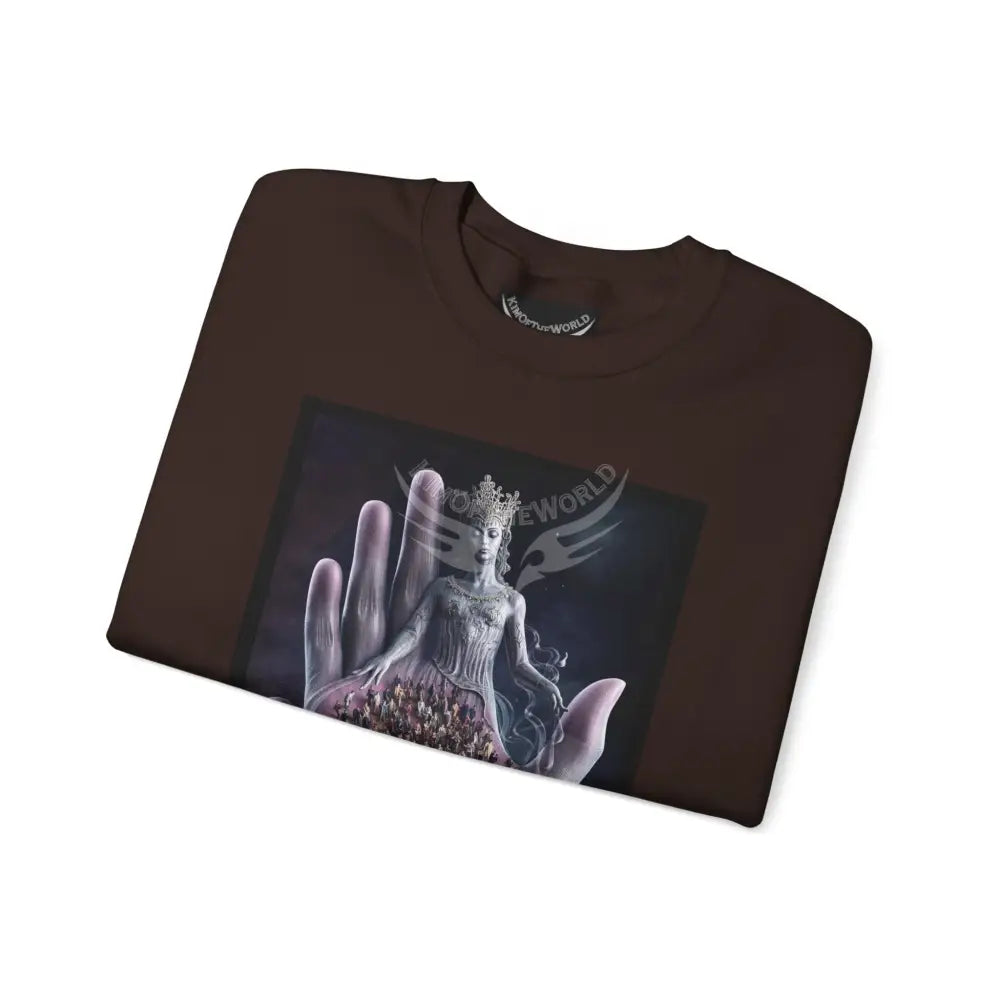 3D Scape Fantasy Signature Design Sweatshirt — Tall Giantess Fetish Art Crewneck Sweatshirt