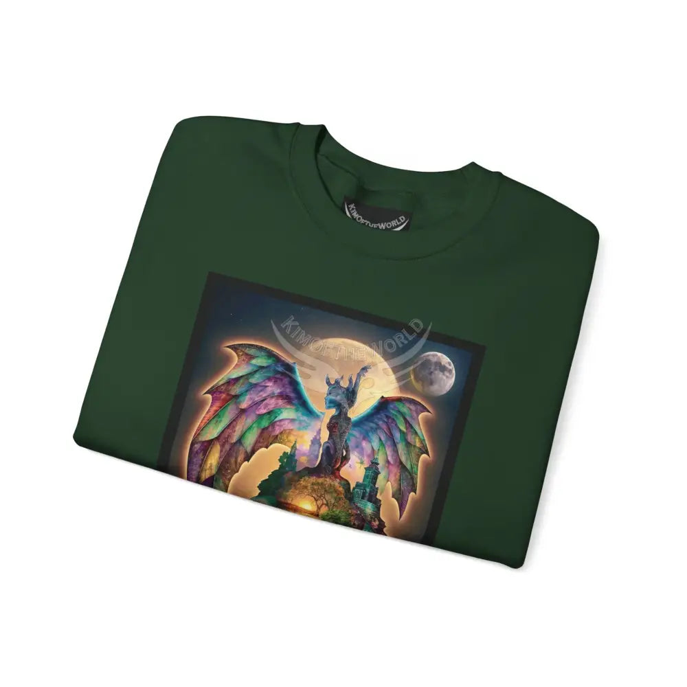 3D Scape Fantasy Signature Design Sweatshirt — Tall Giantess Fetish Art Crewneck Sweatshirt