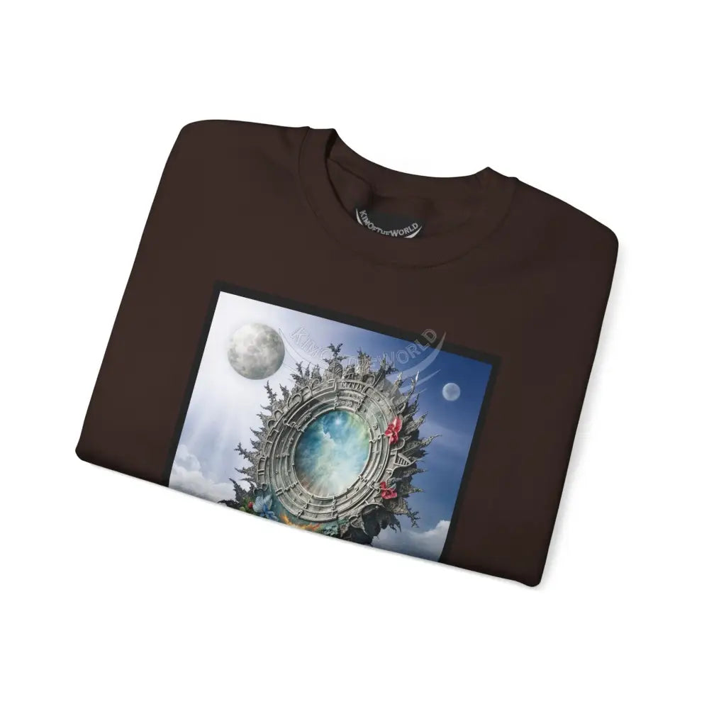 3D Scape Fantasy Signature Design Sweatshirt — Tall Giantess Fetish Art Crewneck Sweatshirt