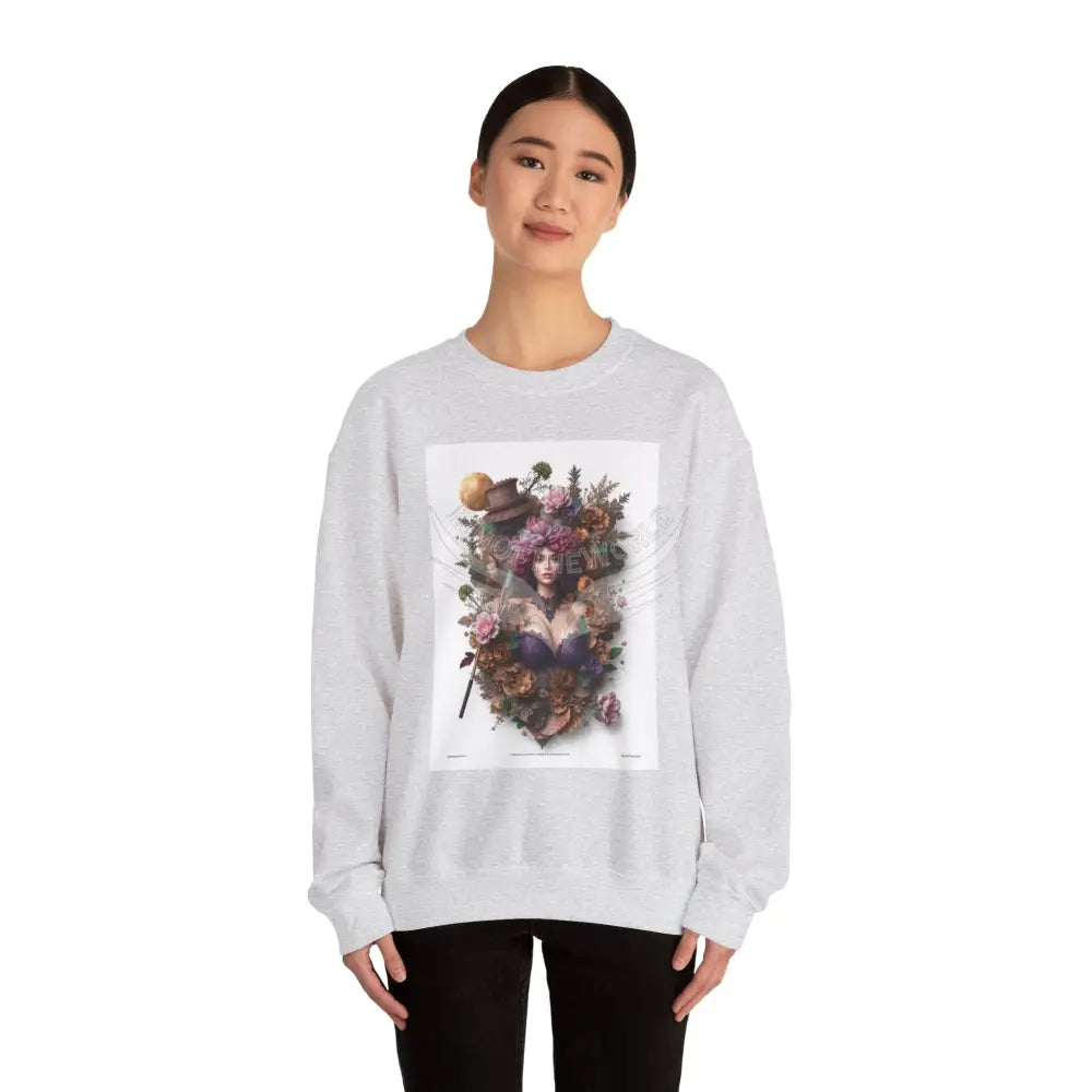3D Scape Fantasy Signature Design Sweatshirt — Tall Giantess Fetish Art Crewneck Sweatshirt