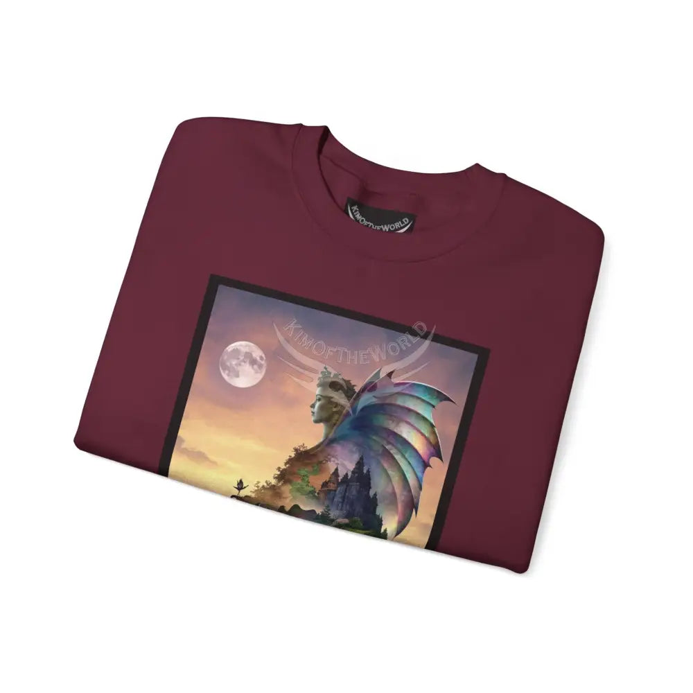 3D Scape Fantasy Signature Design Sweatshirt — Tall Giantess Fetish Art Crewneck Sweatshirt