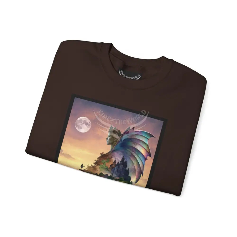 3D Scape Fantasy Signature Design Sweatshirt — Tall Giantess Fetish Art Crewneck Sweatshirt