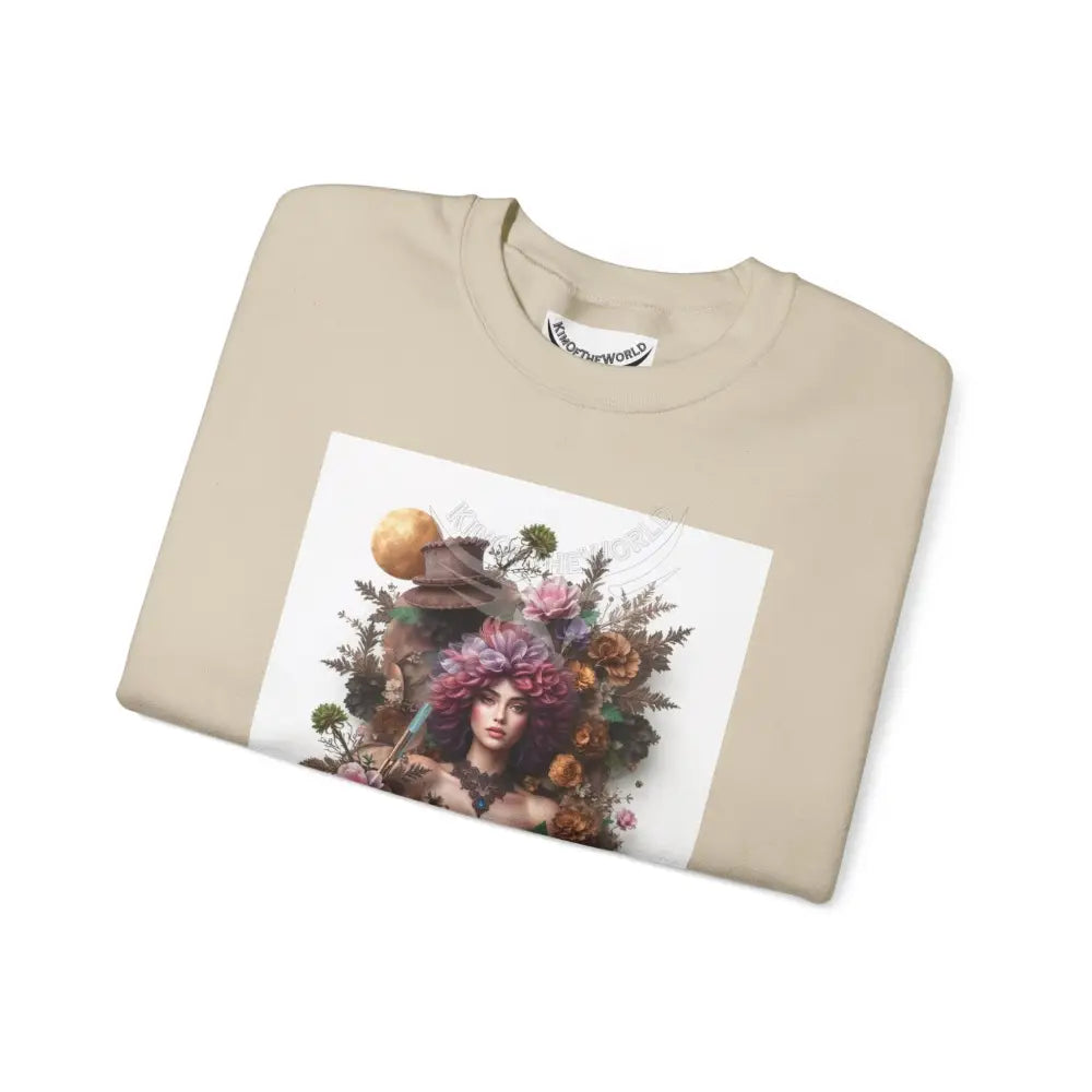 3D Scape Fantasy Signature Design Sweatshirt — Tall Giantess Fetish Art Crewneck Sweatshirt