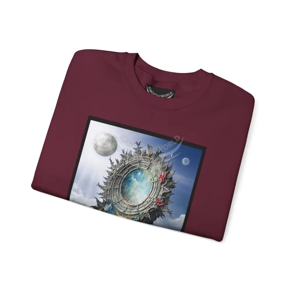 3D Scape Fantasy Signature Design Sweatshirt — Tall Giantess Fetish Art Crewneck Sweatshirt