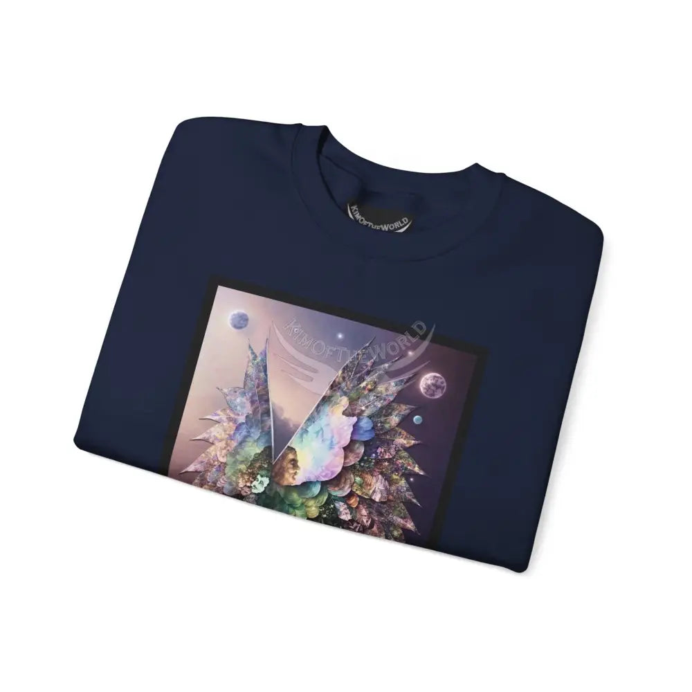 3D Scape Fantasy Signature Design Sweatshirt — Tall Giantess Fetish Art Crewneck Sweatshirt