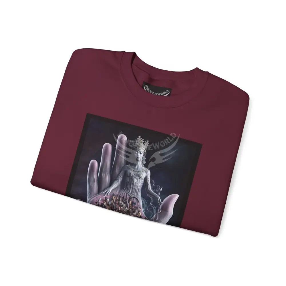 3D Scape Fantasy Signature Design Sweatshirt — Tall Giantess Fetish Art Crewneck Sweatshirt