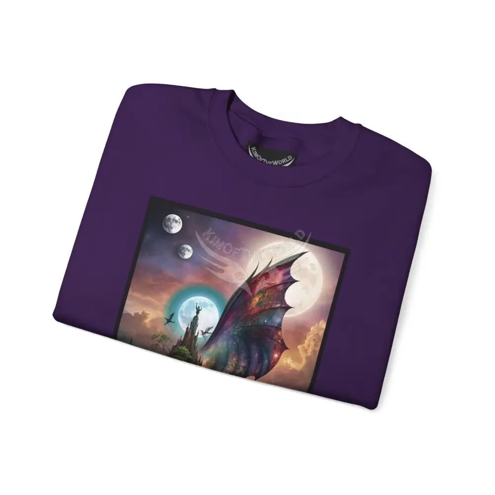 3D Scape Fantasy Signature Design Sweatshirt — Tall Giantess Fetish Art Crewneck Sweatshirt